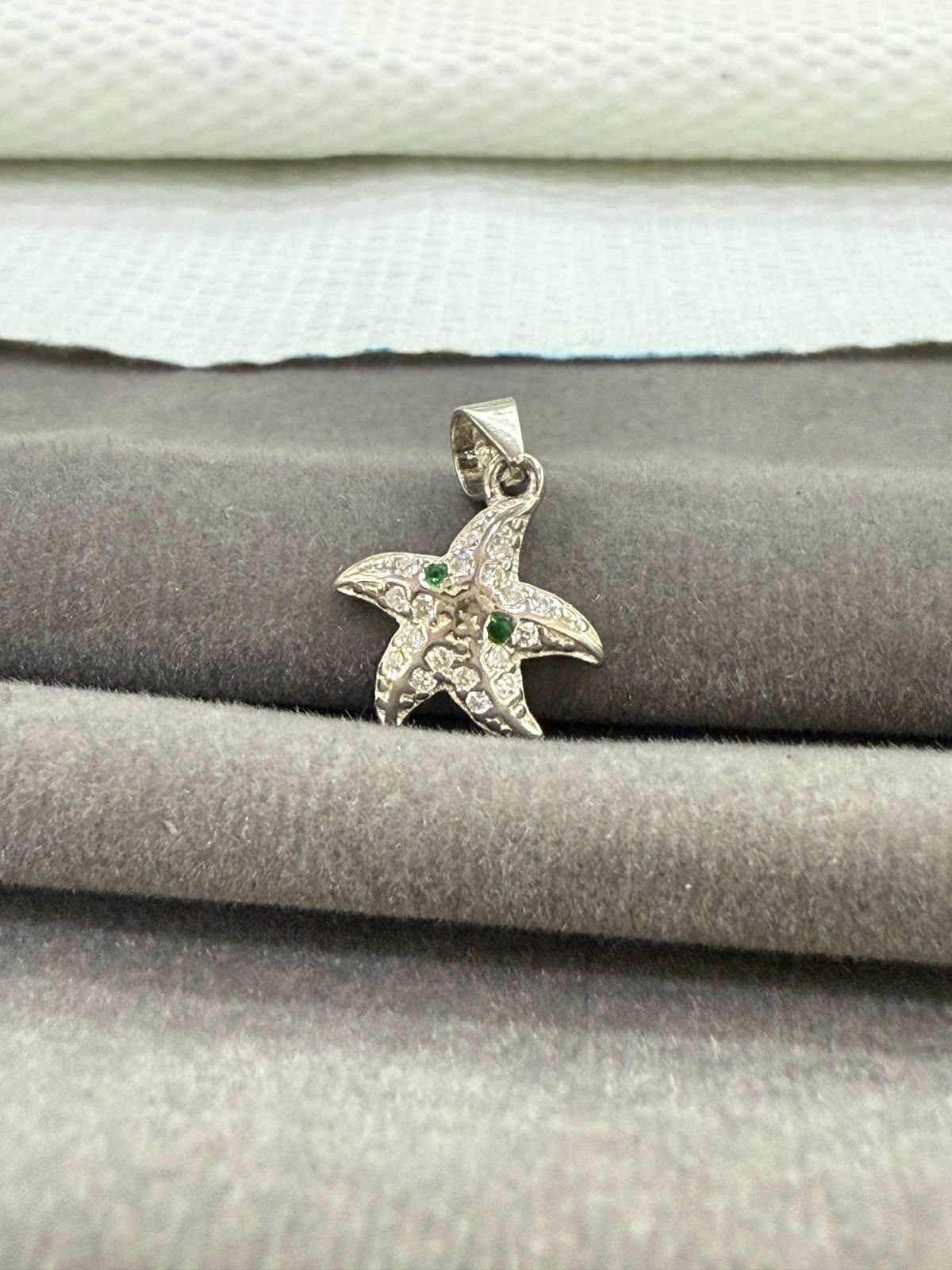 92.5 Silver Star Fish Fancy pendant